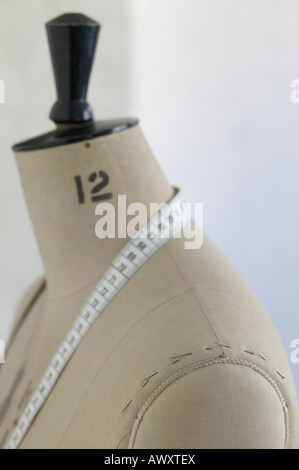 Mannequin indoors, close up, side view Stock Photo