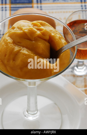 Zabaglione - Italian kitchen - Lombardia Stock Photo