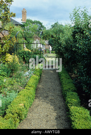 Walled Gardens At Redisham Hall In Suffolk Uk Stock Photo