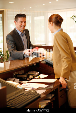 Hotel front desk hi-res stock photography and images - Alamy
