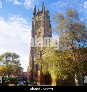 At 163 feet the tower of St Mary Magdalene Church Taunton is the tallest in Somerset Stock Photo