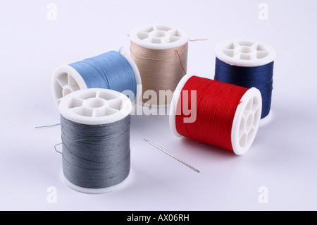 Cotton Crafts cotton reels Nähgarn Garn Stopfgarn Stock Photo