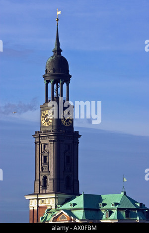 St. Michaelis Church, Hamburg, Germany, Europe Stock Photo