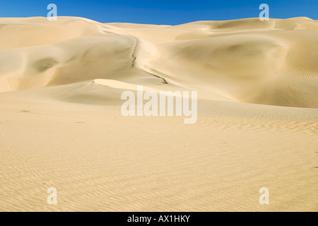 Sand dunes, diamond prohibited area, Saddlehill, Namibia, Africa Stock Photo