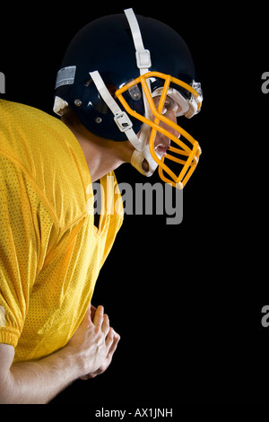 An American football player Stock Photo