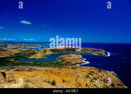 Indian Creek Antigua Mamora Bay & Willoughby Bay Stock Photo