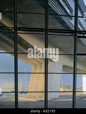 BMW PLANT LEIPZIG CENTRAL BUILDING, LEIPZIG, GERMANY Stock Photo