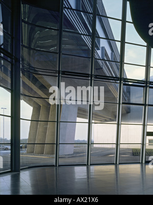 BMW PLANT LEIPZIG CENTRAL BUILDING, LEIPZIG, GERMANY Stock Photo