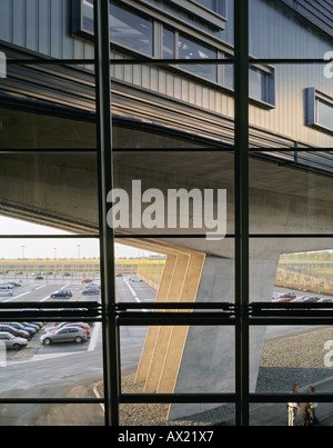 BMW PLANT LEIPZIG CENTRAL BUILDING, LEIPZIG, GERMANY Stock Photo