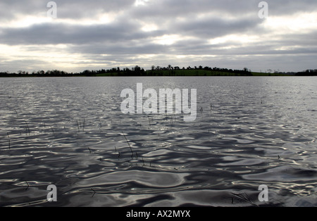 Calm before the storm on Lough Erne in County Fermanagh, Northern Ireland Stock Photo