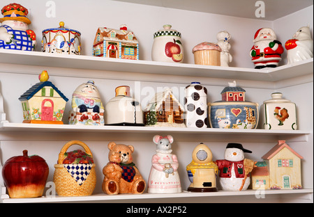 Cookie jar collection Stock Photo