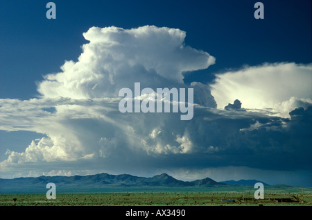 Cumulonimbus capillatus Clouds Stock Photo
