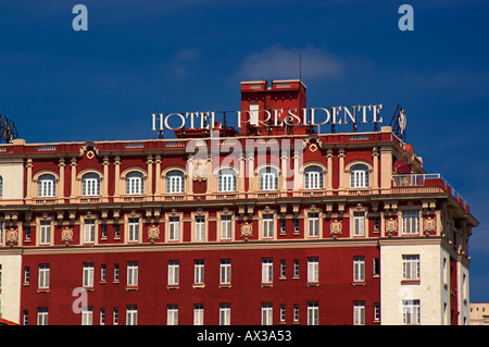 Hotel Presidente, Vedado, Havana, La Habana, Cuba, Greater Antilles, Caribbean Stock Photo