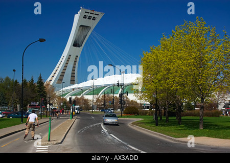 Olympic Stadium, Olympic Park, Montreal, Quebec, Canada Stock Photo