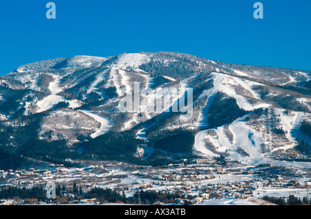 Steamboat ski area Mt Werner Steamboat Springs Colorado USA Stock Photo