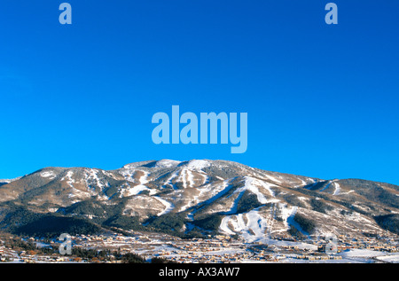 Steamboat ski area Mt Werner Steamboat Springs Colorado USA Stock Photo