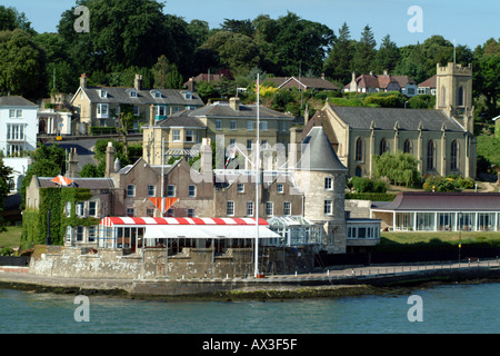 Royal Yacht Squadron Cowes Isle of Wight Southern England UK Stock Photo