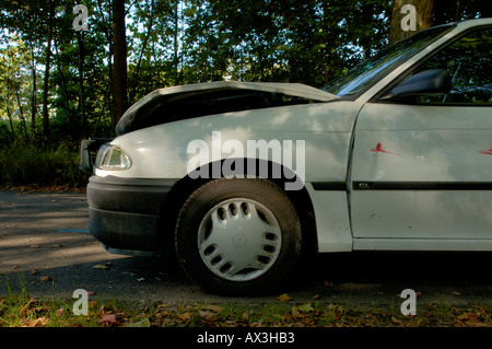 damaged car. (c) by uli nusko, ch-3012 bern Stock Photo