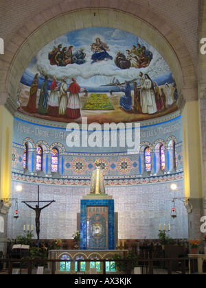 Catholic Cathedral Notre d'Afrique, Zighara, west of Algiers, Algeria, North Africa Stock Photo