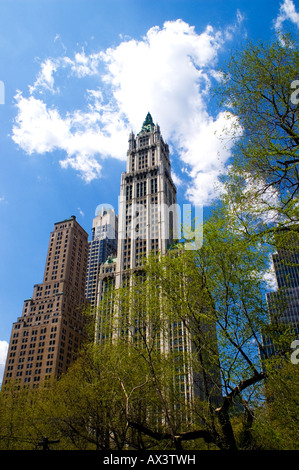 Woolworth Building, Manhattan, New York City Stock Photo