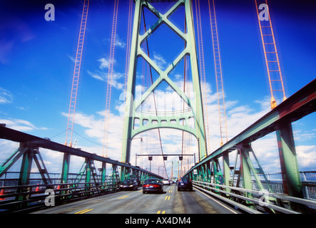 McDonald Bridge, Crossing from Halifax to Dartmouth, Nova Scotia, Canada