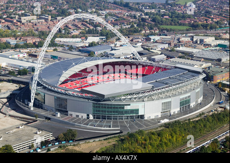 Wembley Stadium. Aerial photograph Stock Photo