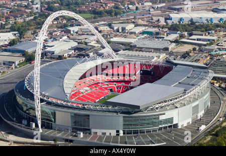 Wembley Stadium. Aerial photograph Stock Photo