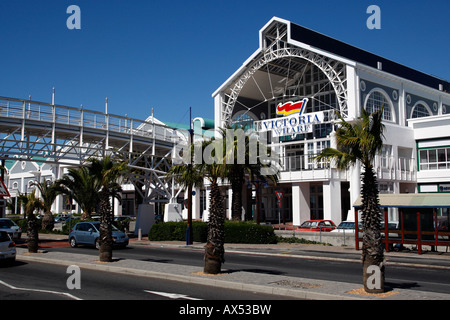 entrance to victoria wharf along breakwater boulevard V&A waterfront cape town western cape province south africa Stock Photo
