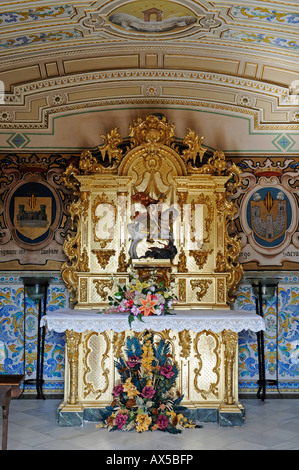 St. Jordi Chapel at the castle in Xàtiva (Játiva), Valencia, Spain, Europe Stock Photo