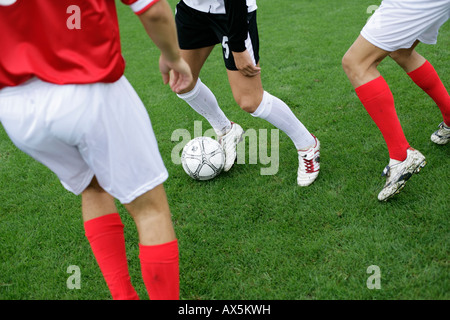 Soccer player in action Stock Photo