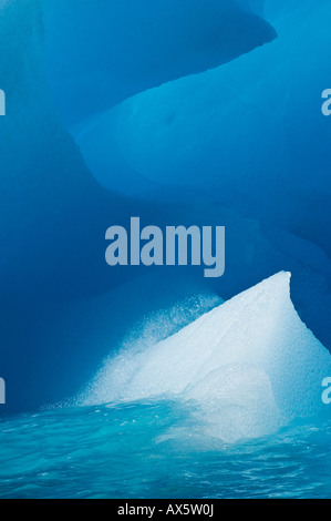 Iceberg detail, Igaliko near Narsaq, Greenland Stock Photo