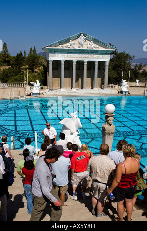 Neptune Pool Hearst Castle San Simeon California USA Stock Photo