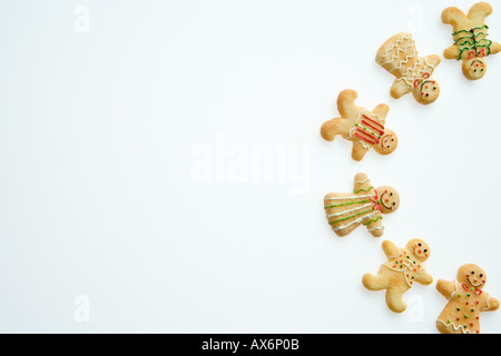 Gingerbread men in a circle Stock Photo - Alamy