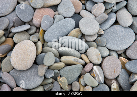 Pebbles on Sandymouth beach, North Cornwall Stock Photo