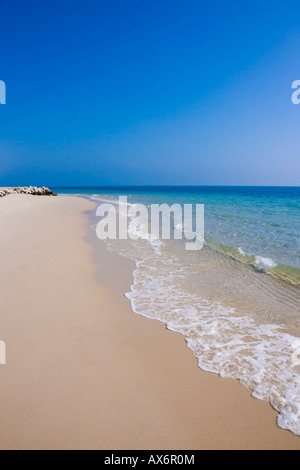Surf on beach, Sealine Beach Resort, Mesaieed, Qatar Stock Photo