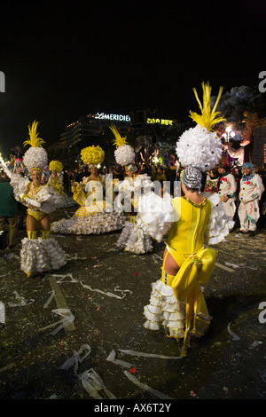 Dancers at the Nice Carnaval 2008 Stock Photo