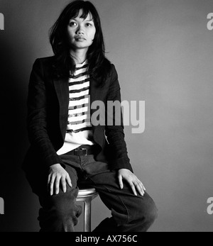 Bic Runga Kiwi musician portrait London United Kingdom Stock Photo - Alamy