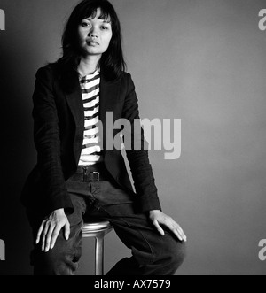 Bic Runga portrait London UK Stock Photo - Alamy