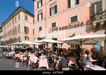 Sidewalk restaurant, Piazza Navona, Historic Centre, Rome, Italy Stock Photo