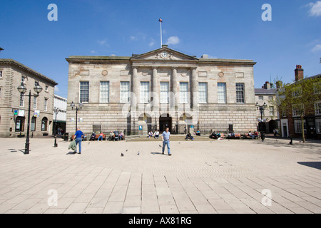 market square stafford midlands town centre england uk gb tourists Stock Photo