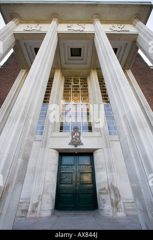 london borough barking and dagenham civic centre headquarters entrance doors council offices london england uk gb Stock Photo