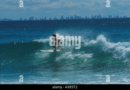 Surfer, Greenmount Beach, Coolangatta, Cold Coast Queensland, Australien
