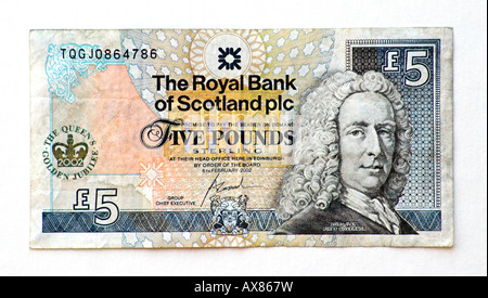 5 pound note hi-res stock photography and images - Alamy