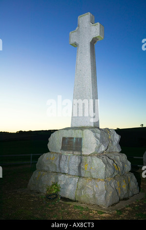 Memorial for the Battle of Flodden Field, near Branxton, Northumberland, England Stock Photo