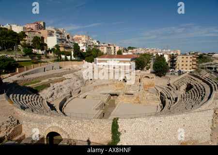 Roman Ampitheatre in Tarragona, Spain Stock Photo