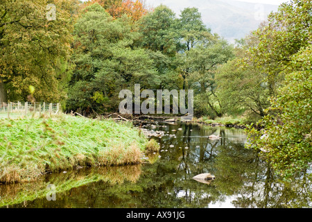 River Hodder near Dunsop Bridge in the Bowland Forest Lancashire Stock Photo