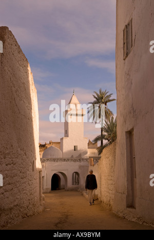 A view of the Omran mosque Old City of Ghadames Libya A UNESCO World Heritage site Stock Photo