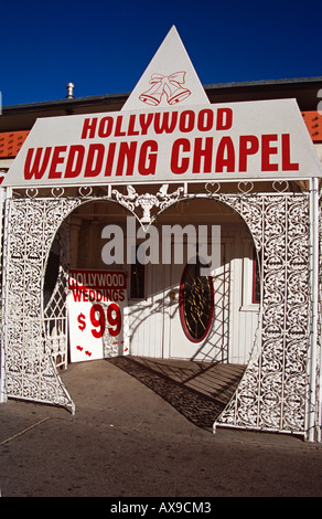 Hollywood Wedding Chapel, Las Vegas, Nevada, USA Stock Photo