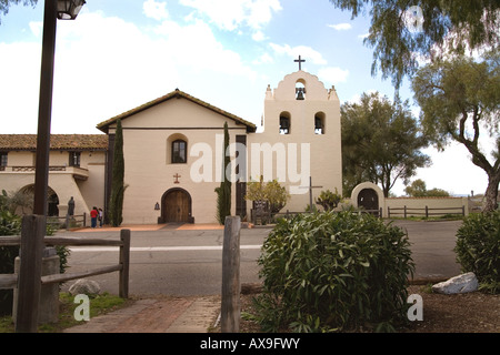Mission Santa Ynez, one of the California Missions, Solvang, California, USA. Stock Photo