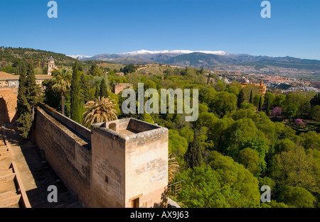 Alhambra Palace, Calle Real de la Alhambra, s/n, 18009 Granada, Spain: PHILLIP ROBERTS Stock Photo